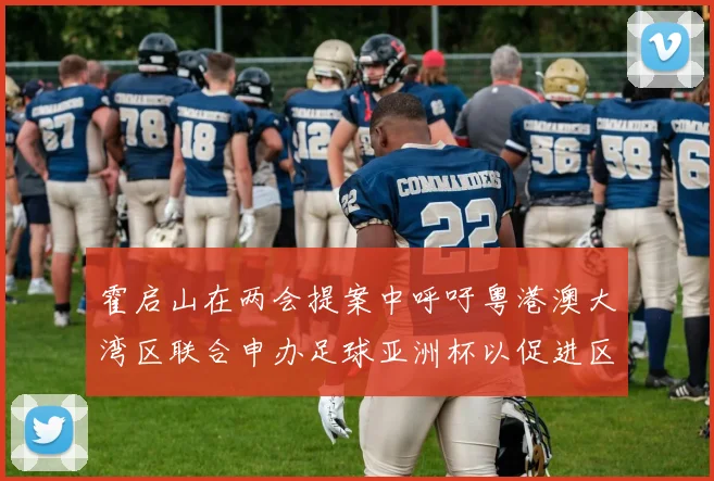 霍启山在两会提案中呼吁粤港澳大湾区联合申办足球亚洲杯以促进区域发展